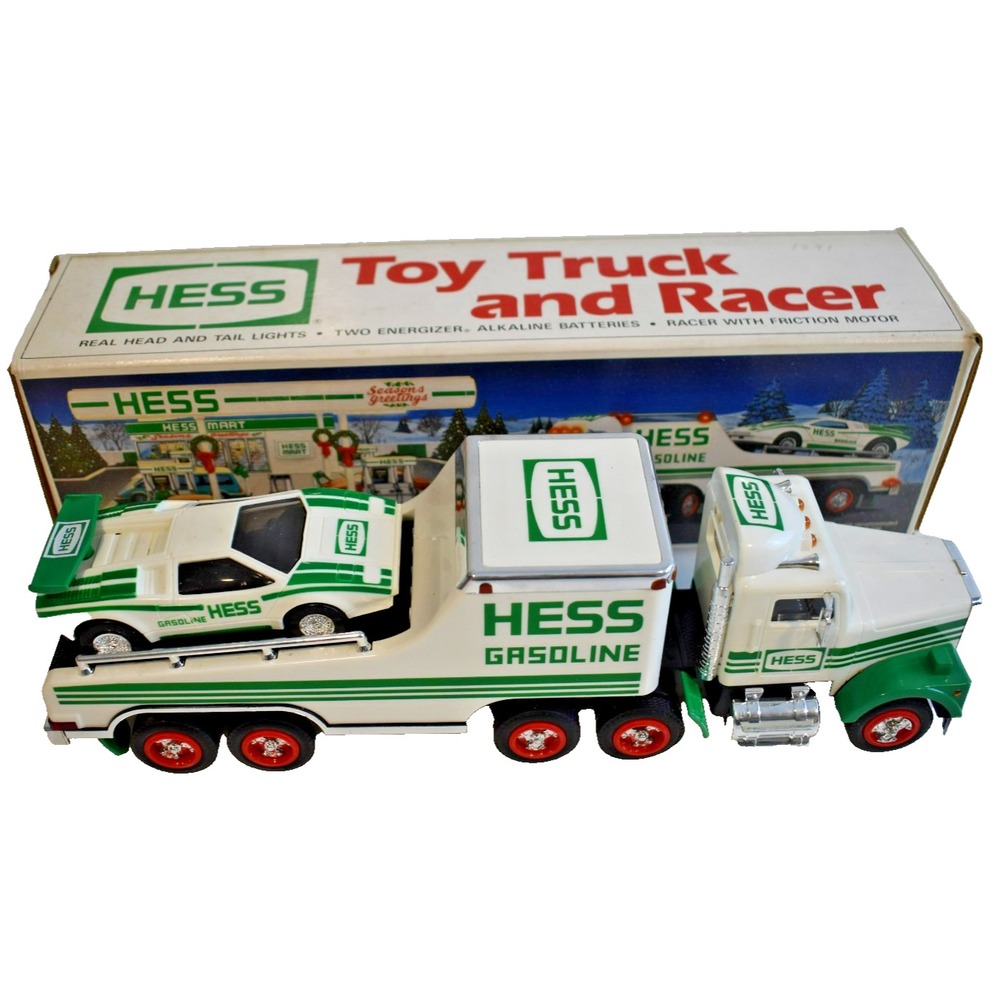 1991 Hess Toy Truck And Racer Lamborghini Brand New In Original Box